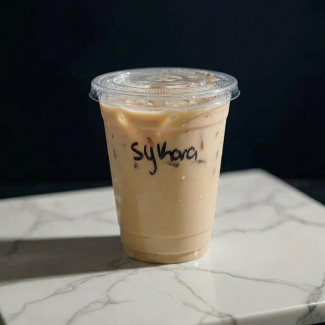 Iced Espresso Chai Latté.