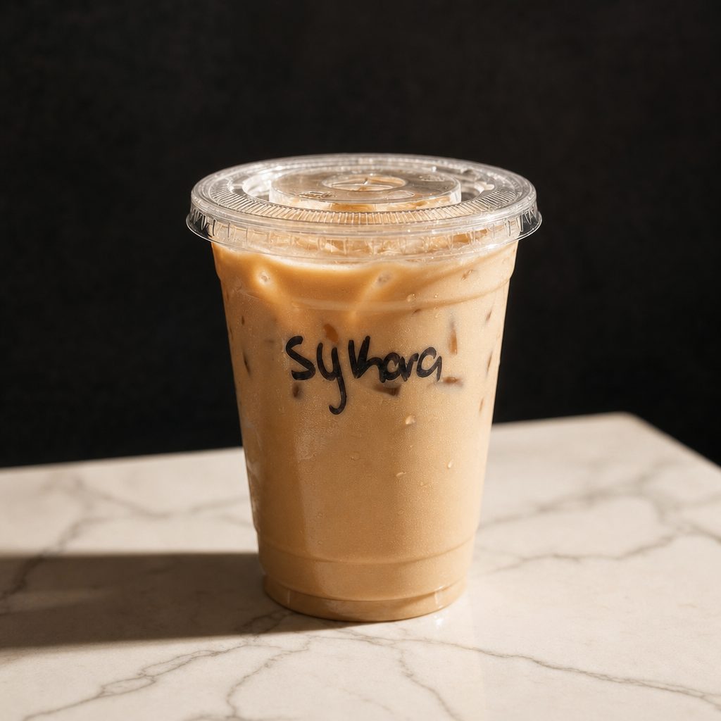 Iced Espresso Chai Latté.